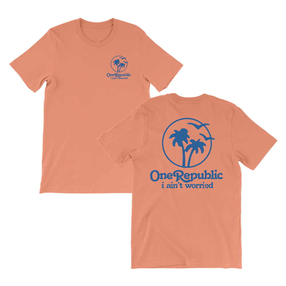 I AIN'T WORRIED - PALM TEE - Orange